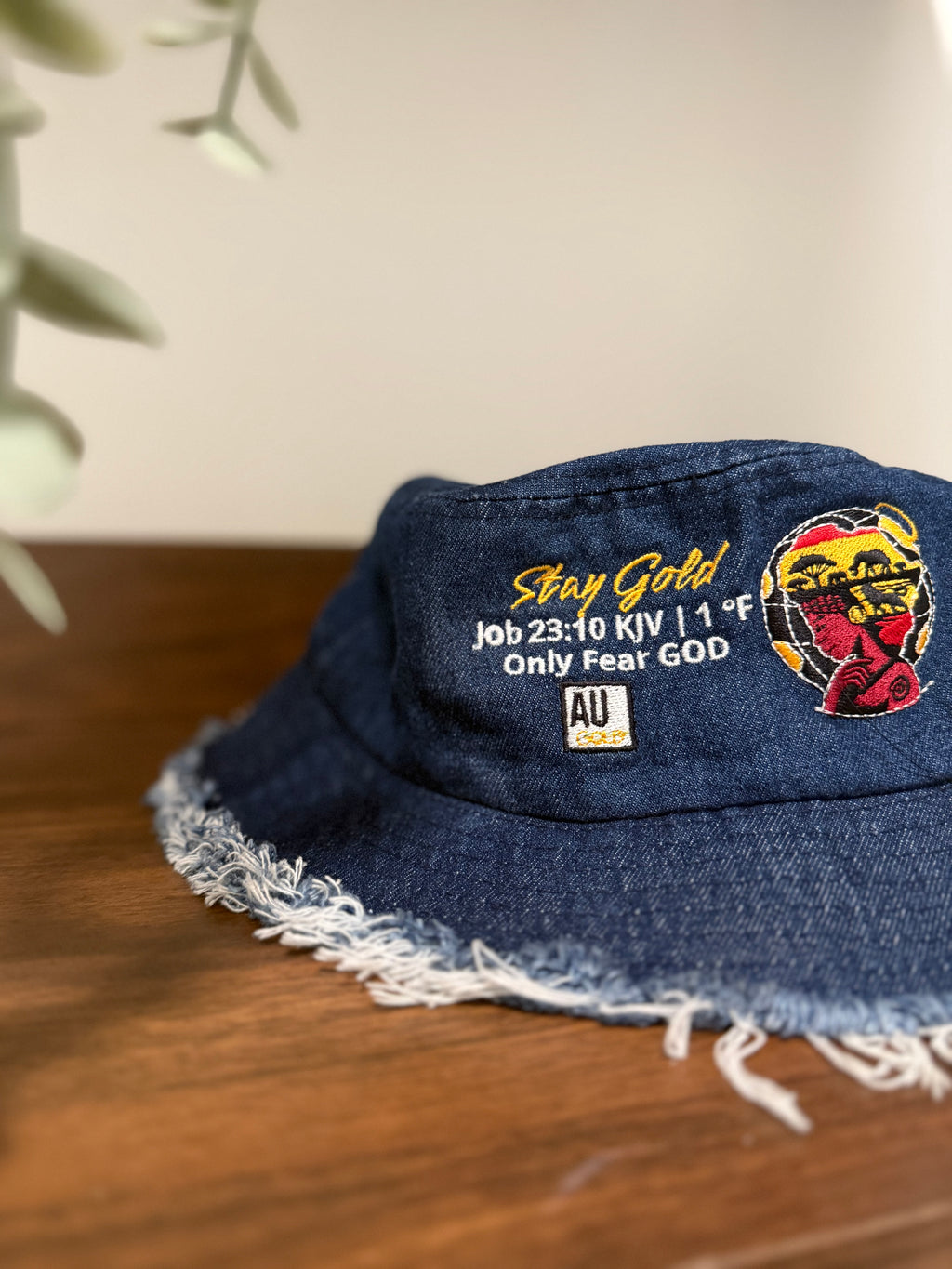 GOLD 23:10 denim bucket hat